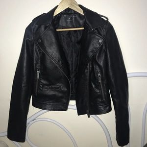 Aeropostale Faux Leather Moto Jacket